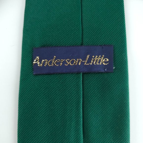 Anderson Little Men Necktie Solid Color Green Size 54x3 - NWOT - Picture 3 of 5